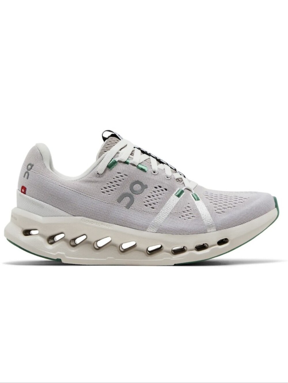 On Running Cloudsurfer CloudTec Running Shoes Sneakers Size 9 Pearl Ivory GUC - Picture 2 of 10